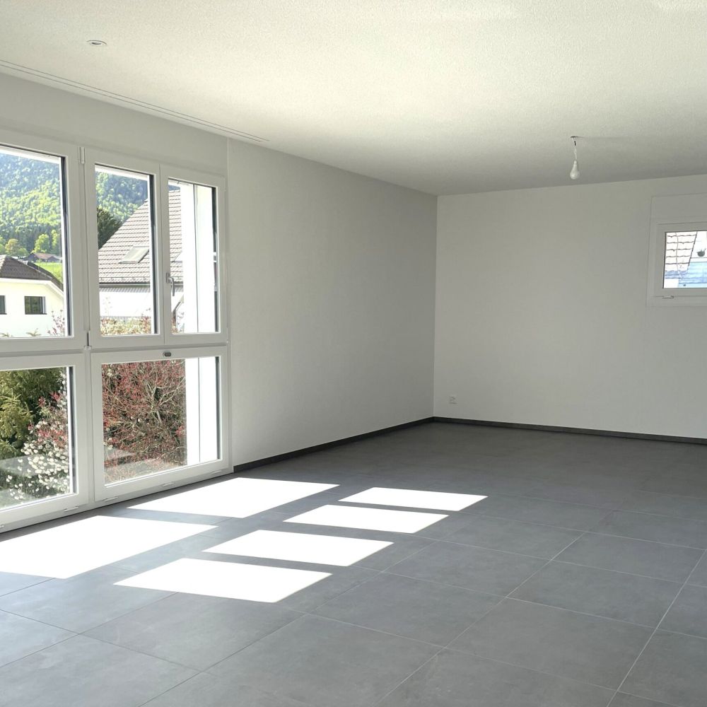 Visualisierung der Einfahrt Haus A+B
